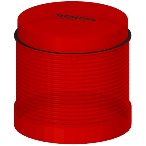   Siemens 8WD4420-0CB villanó fényű elem, piros, 24VDC, átmérő:70mm, IP65, integrált LED-del
