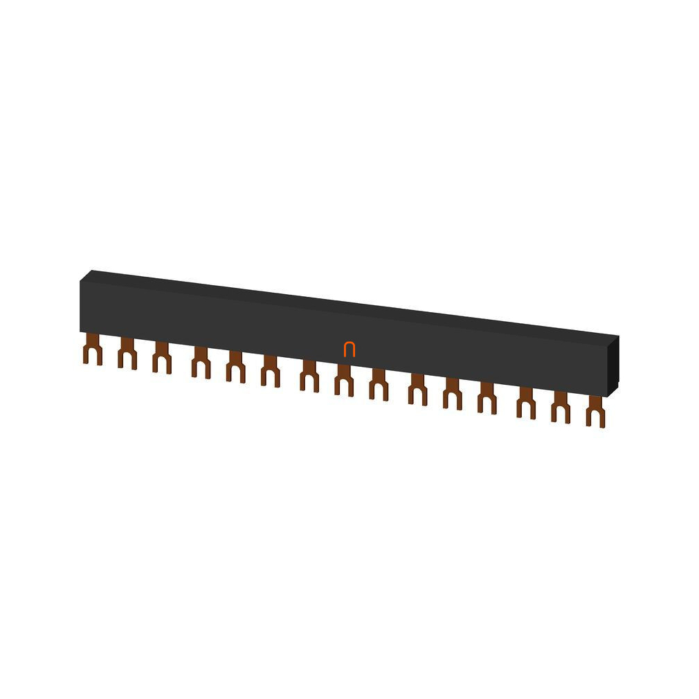 Siemens 3RV1915-1DB 3F fésűs sín motorvédőhöz, 5 db 45mm-es leágazással, S00-S0