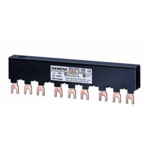   Siemens 3RV1915-2BB 3F fésűs sín motorvédőhöz, 3 db 55mm-es leágazással, S00-S0