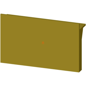 Siemens 3RV1915-6AB 3F fedősapka fésűs sínhez