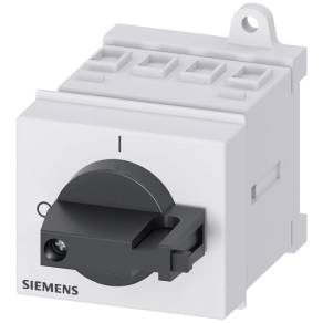  Siemens 3LD2030-0TK11 BE-KI kapcsoló, 3P, 16A, maszkolható, fekete