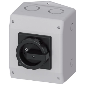   Siemens 3LD2565-1GP51 BE-KI kapcsoló, 3P, 63A, +1NO+1NC, tokozott, fekete