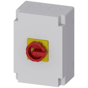   Siemens 3LD2866-0TB53 BE-KI kapcsoló, 3P, 125A, tokozott, piros/sárga