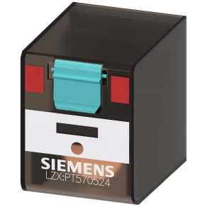 Siemens LZX:PT570524 relé, 4CO/6A, 24VAC, plug-in