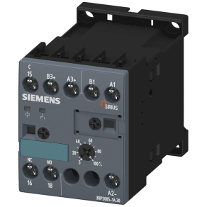   Siemens 3RP2005-1AP30 időrelé LED-del, 8 funkciós, 15 időtartomány 1CO, 24/200-240VAC / 24VDC, csavaros csatlakozás