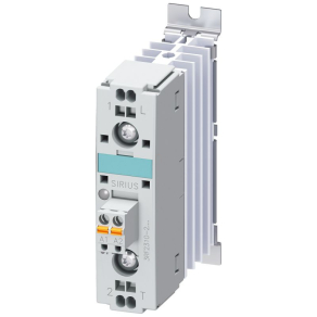   Siemens 3RF2310-2AA06 szilárdtest relé (SSR), 10,5A/48-600VAC, 24VDC műk., rugós