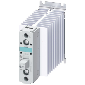   Siemens 3RF2330-1AA06 szilárdtest relé (SSR), 30A/48-600VAC, 24VDC műk., csav.