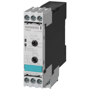   Siemens 3UG4513-1BR20 fázisfigyelő relé, sorrend, kiesés, aszimmetria, 5% hisz.
