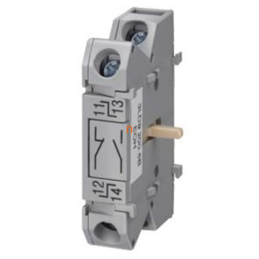   Siemens 3LD9200-5BF 1NO+1NC segédérintkező, késve záró, Siemenstve nyitó, aranyozott érintkezők, előlapi 3LD2-höz