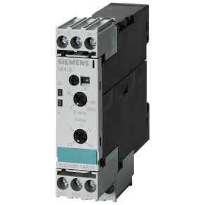   Siemens 3UG4501-1AA30 folyadékszint felügyeleti relé, 24VAC/DC, 2-200k ohm, 0,5-10s, csavaros