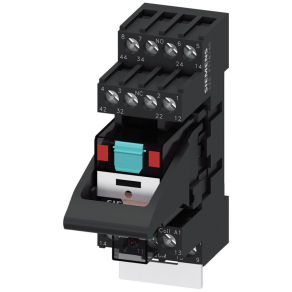   Siemens LZS:PT5A5T30 relé+foglalat, LED-modul védődiódával, címkével, 4CO/6A, 230VAC, csavaros