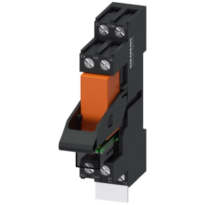   Siemens LZS:RT4A4T30 relé+foglalat, LED-modul védődiódával, címkével, 2CO/16A, 230VAC, csavaros