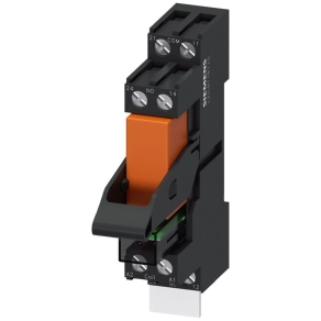   Siemens LZS:RT4A4R24 relé+foglalat, LED-modul védődiódával, címkével, 2CO/16A, 24VAC, csavaros