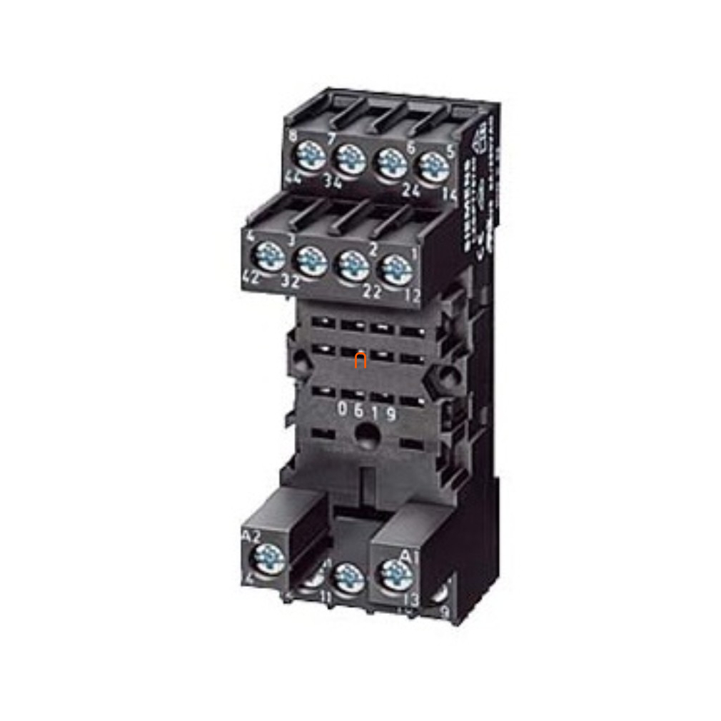 Siemens LZS:PT78740 reléfoglalat 4CO reléhez