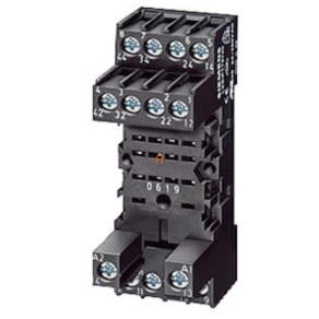 Siemens LZS:PT78740 reléfoglalat 4CO reléhez