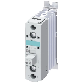   Siemens 3RF2310-1AA14 szilárdtest relé (SSR), 10A/230-460VAC, 24VAC/DC, csavaros