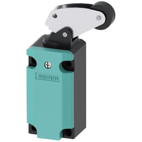   Siemens 3SE5112-0CF01 végálláskapcsoló, műanyag görgős (22mm) nyomókar, egyirányú, függ. működés, 1NO+1NC (snap), fém ház, 40mm