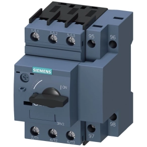   Siemens 3RV2111-1HA10 motorvédő túlterhelésvédelemmel (automata reset), 5,5 - 8A, S00, csavaros