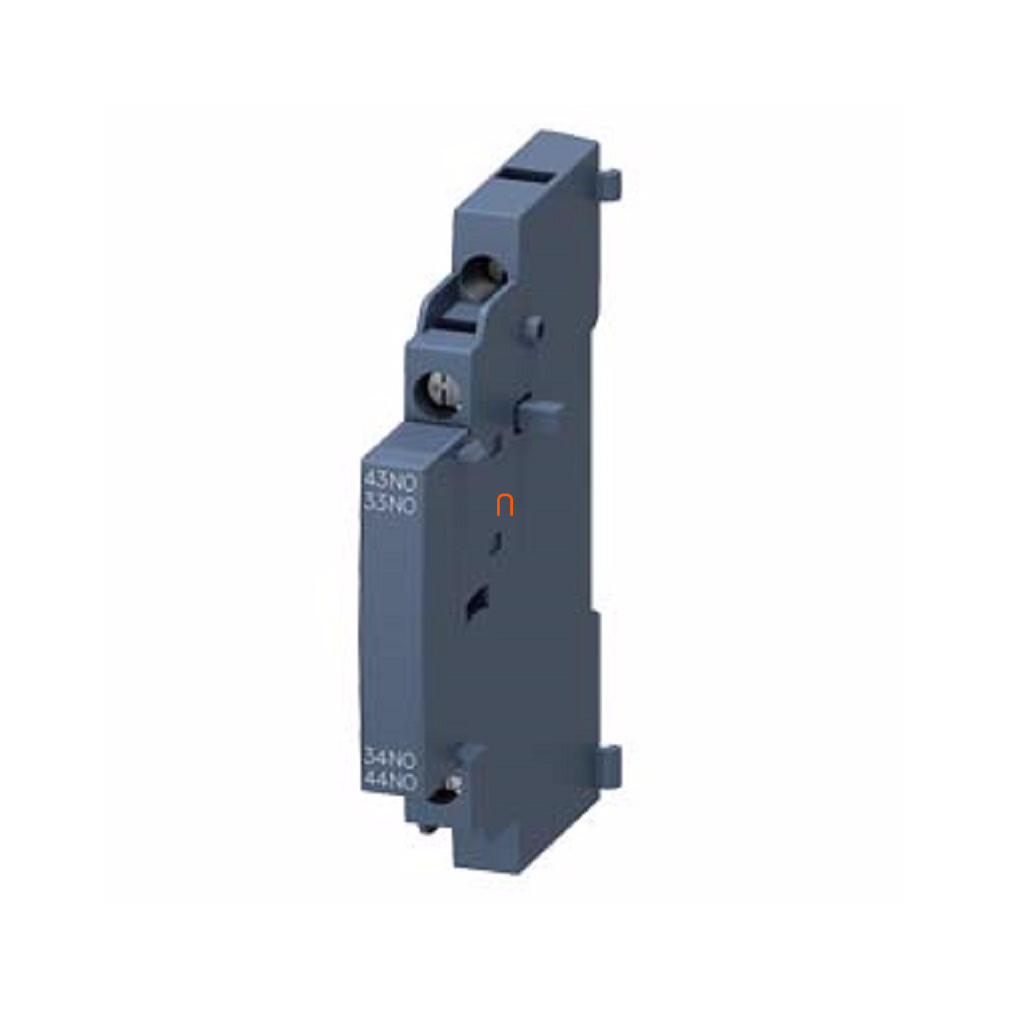 Siemens 3RV2901-1B segédérintkező, oldalra, 2NO, S00-S3-hoz, csavaros