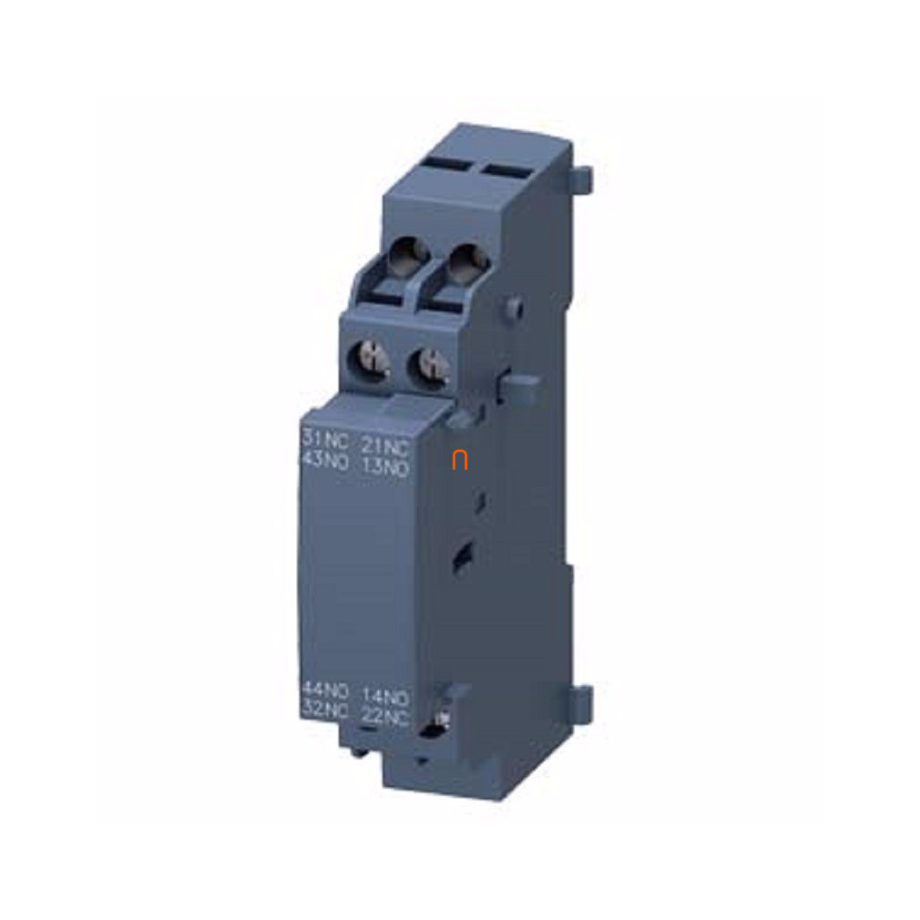 Siemens 3RV2901-1J segédérintkező, oldalra, 2NO+2NC, S00-S3-hoz, csavaros