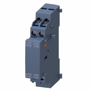  Siemens 3RV2901-1J segédérintkező, oldalra, 2NO+2NC, S00-S3-hoz, csavaros