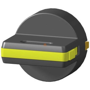   Siemens 3VT9100-3HE20 forgatókar, fekete, lakatolható, 3VT1-hez