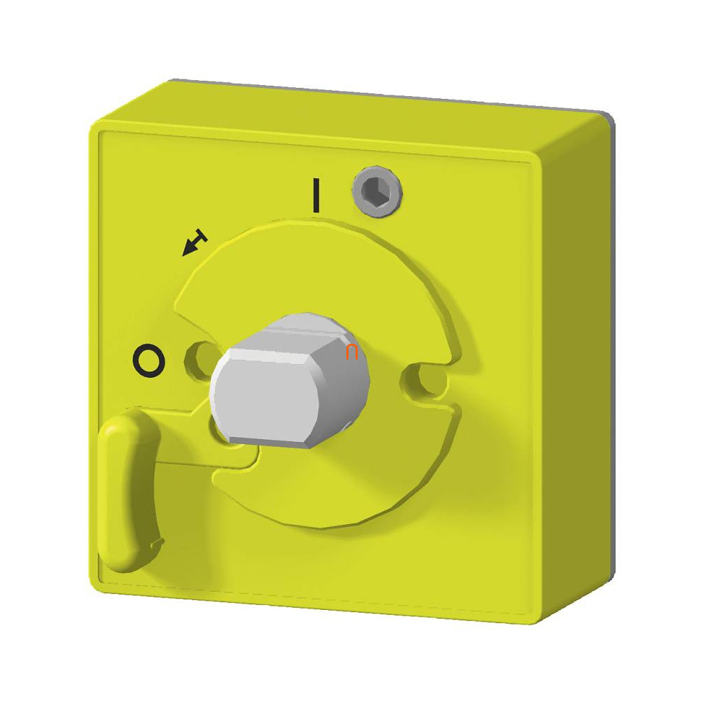 Siemens 3VT9100-3HH20 ajtókuplung, sárga, IP66, 3VT1-hez
