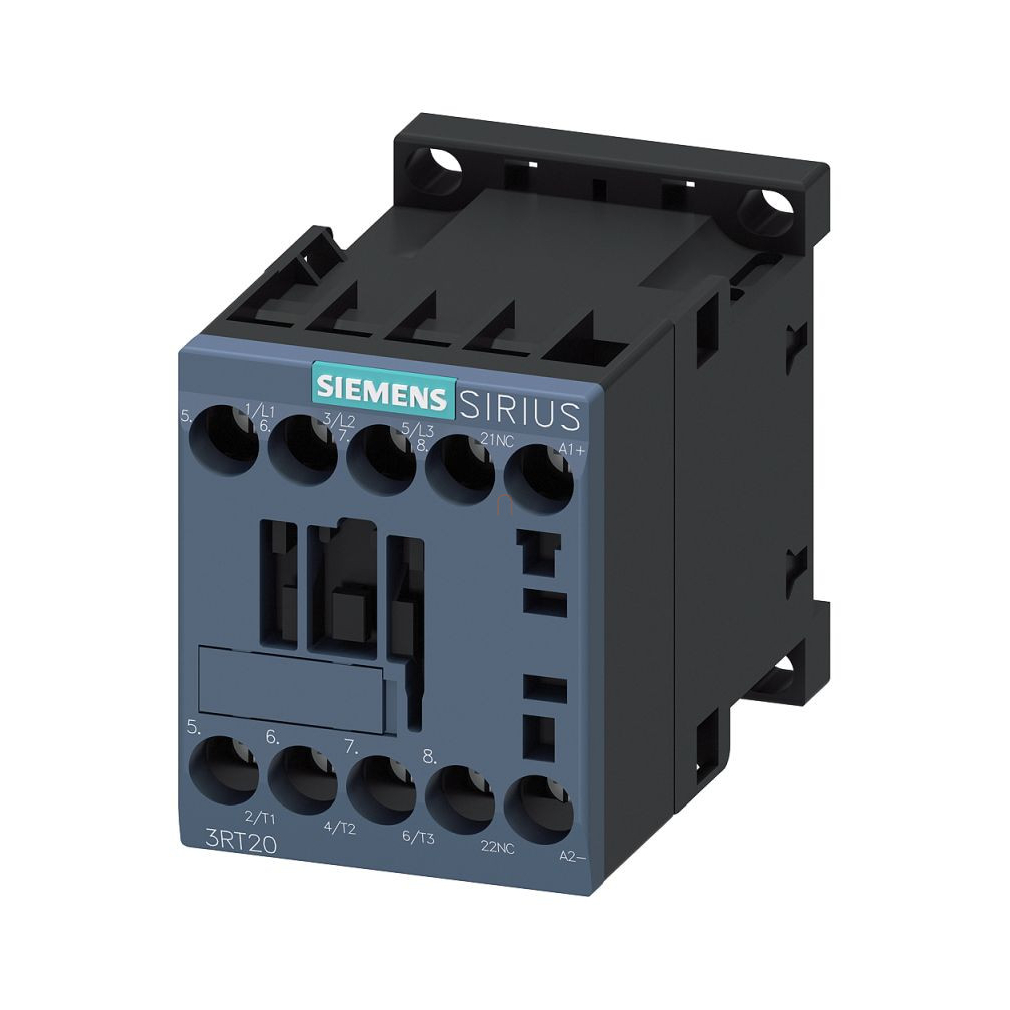 Siemens 3RT2015-1BB42 mágneskap., 3kW, 24VDC, 1NC, S00, csav.