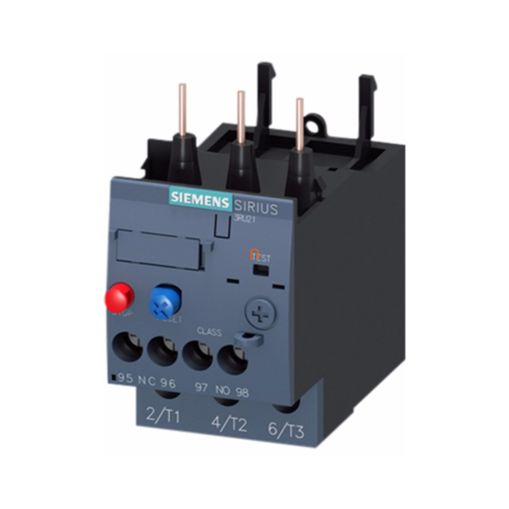 Siemens 3RU2126-1DB0 hőkioldó, 2,2 - 3,2A, 1NO+1NC, S0, csavaros