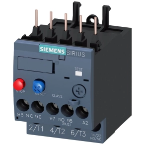   Siemens 3RU2116-1FB0 hőkioldó, 3,5 - 5A, 1NO+1NC, S00, csavaros