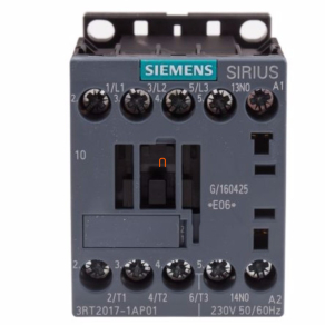   Siemens 3RT2017-1AP01 mágneskapcsoló, 5,5kW/12A, 230VAC, 1NO, S00, csavaros