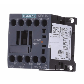   Siemens 3RT2017-1AP02 mágneskapcsoló, 5,5kW/12A, 230VAC, 1NC, S00, csavaros