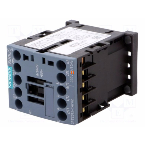   Siemens 3RT2015-1AP02 mágneskapcsoló, 3kW/7A, 230VAC, 1NC, S00, csavaros