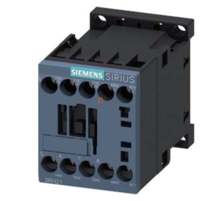   Siemens 3RH2122-1BB40 mágneskapcsoló, 6A, 2NO+2NC, 24VDC, S00, csav.