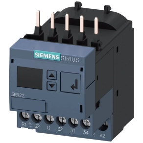   Siemens 3RR2241-1FW30 áramfigyelő relé, digitális, 1,6-16A, 24-240VAC, 1V
