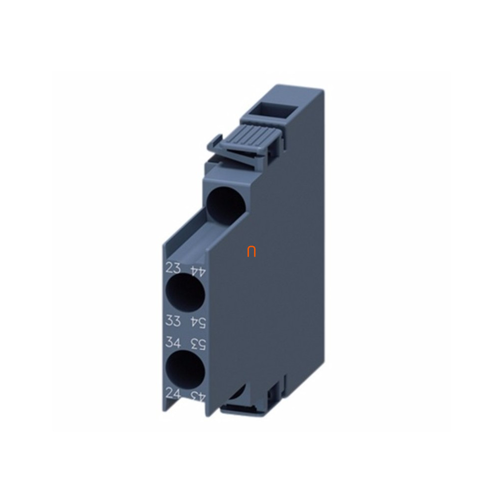 Siemens 3RH2911-1DA20 segédérintkező, oldalra, 2NO, S00-hoz, csavaros