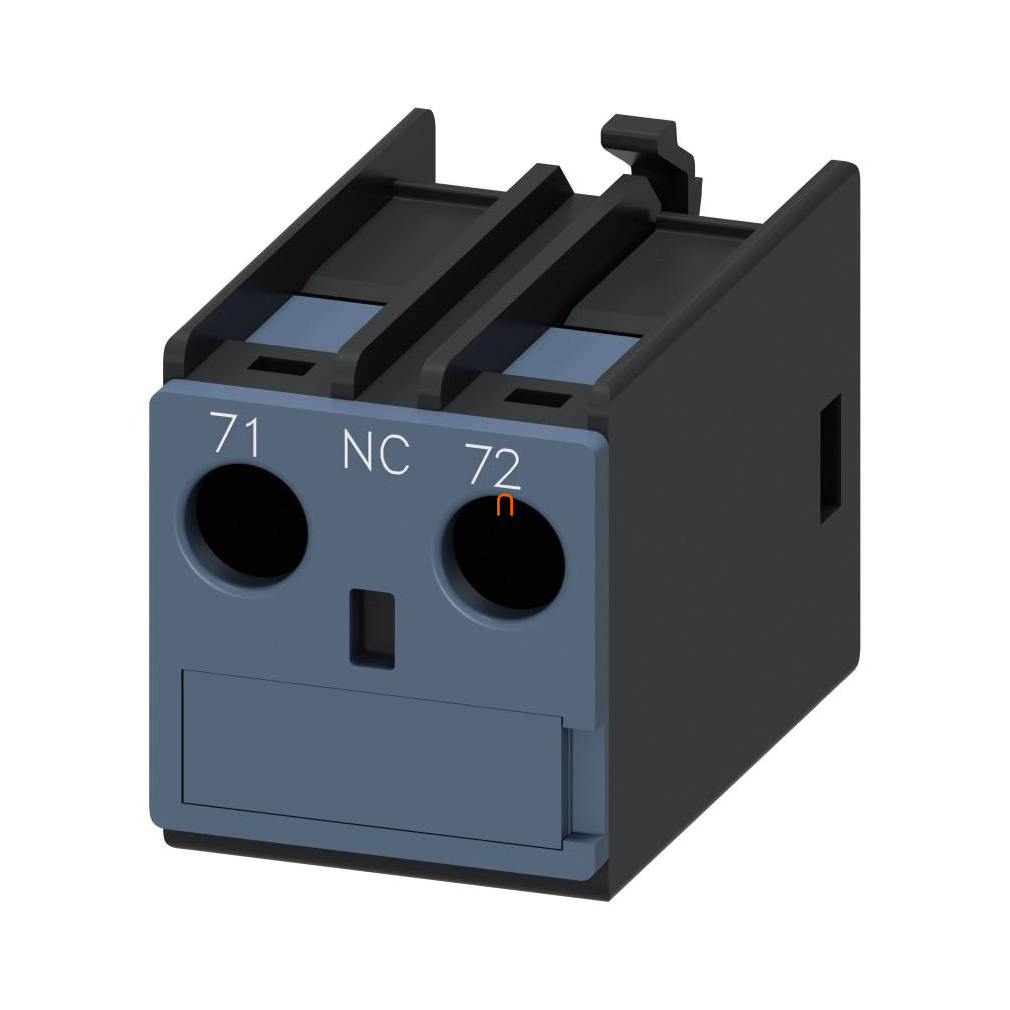 Siemens 3RH2911-1AA01 segédérintkező, homlokra, 1NC, S00-S3-hoz, csavaros