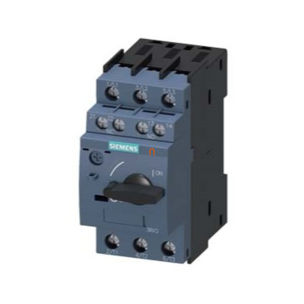 Siemens 3RV2011-1FA15 motorvédő, 3,5 - 5A, 1NO+1NC, S00, csav.