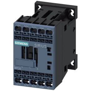   Siemens 3RT2017-2KB42 mágneskapcsoló, 5,5kW/12A, 24VDC, 1NC, integrált diódával, S00, rugós csatlakozás