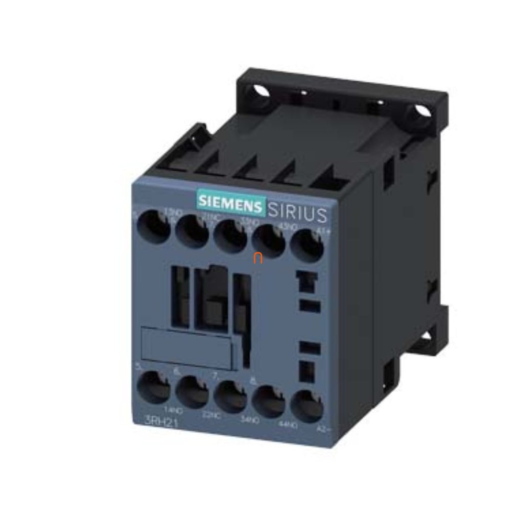 Siemens 3RH2131-1BB40 mágneskapcsoló, 6A, 3NO+1NC, 24VDC, S00, csav.