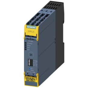   Siemens 3SK1122-1CB41 biztonsági relé, 24VDC, 2NO +2NO késleltetett, 0.05-3 s, EN ISO 13849-1: 4, SIL: 3, PL: e, csavaros csatlakozás