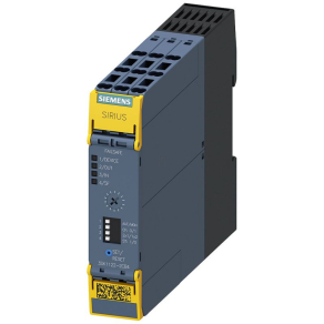   Siemens 3SK1122-2CB42 biztonsági relé, 24VDC, 2NO +2NO késleltetett, 0.5-30 s, EN ISO 13849-1: 4, SIL: 3, PL: e, rugós csatlakozás