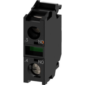   Siemens 3SU1400-1AA10-1BA0 érintkezőelem, 1NO, előlapra, csavaros Sirius