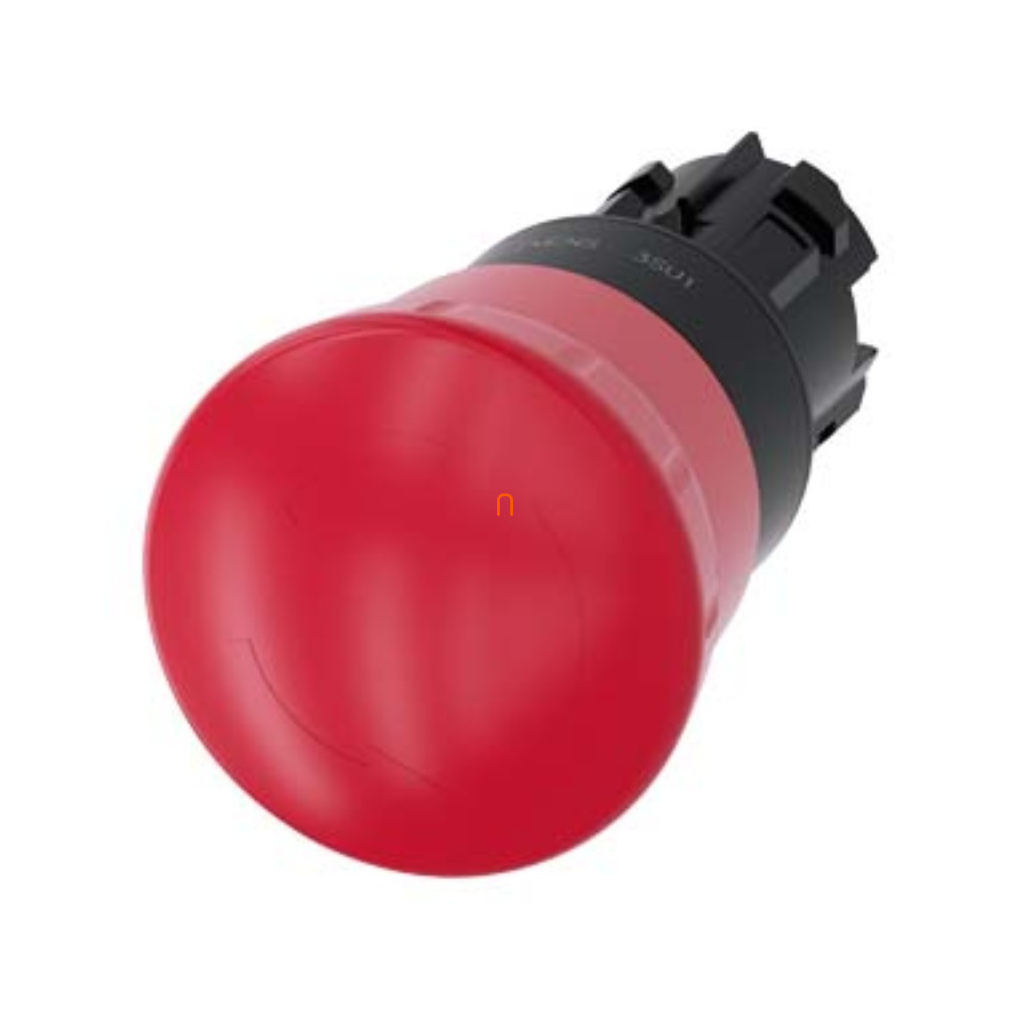 Siemens 3SU1000-1HB20-0AA0 vészgomb fej, 40mm-es, piros, reteszoldás forgatással Sirius