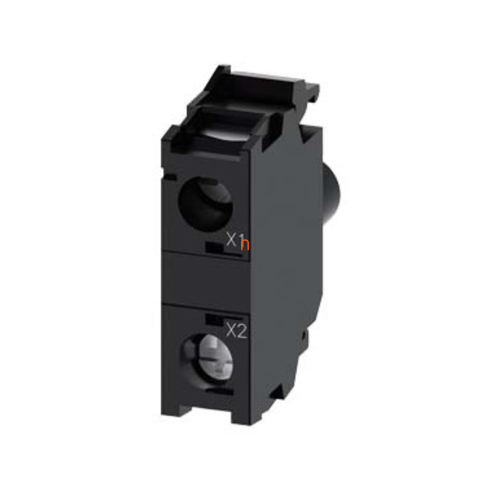 Siemens 3SU1401-1BH20-1AA0 LED modul, piros, 24-240VAC/DC, előlapra, csavaros Sirius