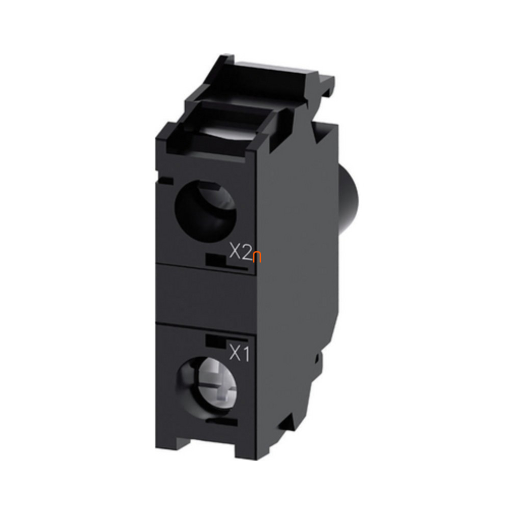 Siemens 3SU1401-1BF30-1AA0 LED modul, sárga, 230VAC, előlapra, csavaros Sirius