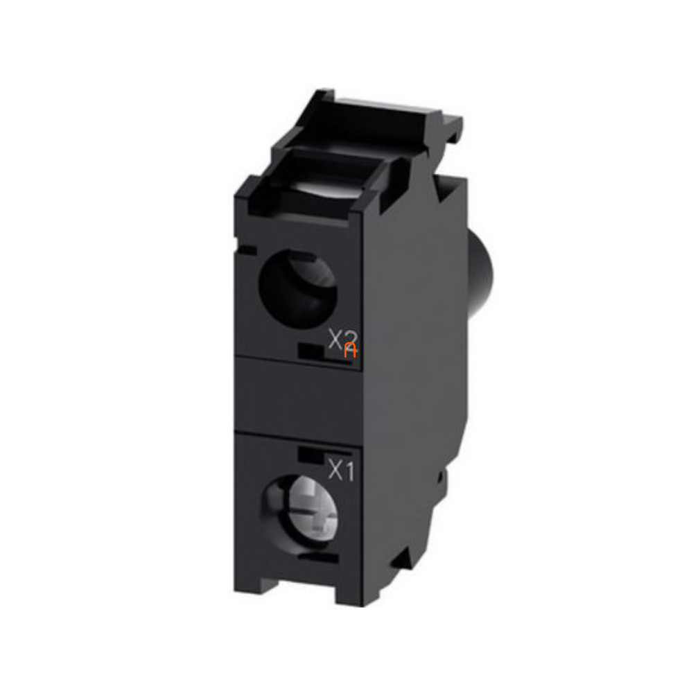 Siemens 3SU1401-1BF50-1AA0 LED modul, kék, 230VAC, előlapra, csavaros Sirius