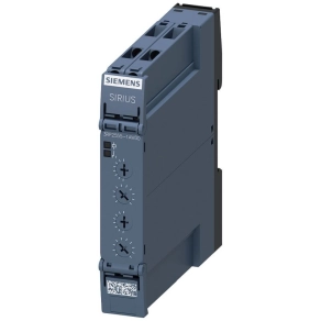  Siemens 3RP2555-1AW30 időrelé LED-del, órajel, villogó, aszimetria, 0,05s-100h, 12-240VAC/DC(0.05s - 100h), 12-240VAC/DC, 1CO