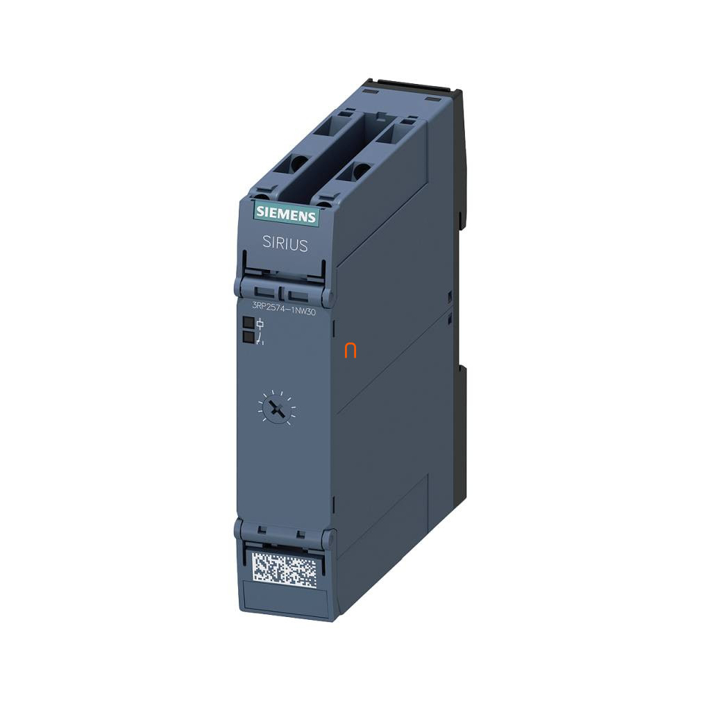 Siemens 3RP2574-1NW30 időrelé csillag-delta (Y-D) 1-20s, 1NO+1NO, 12-240VAC/DC, csavaros csatlakozás
