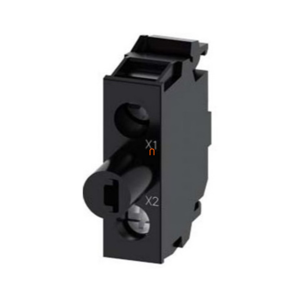Siemens 3SU1401-2BF20-1AA0 LED modul, piros, 230VAC, hátlapra, csavaros Sirius